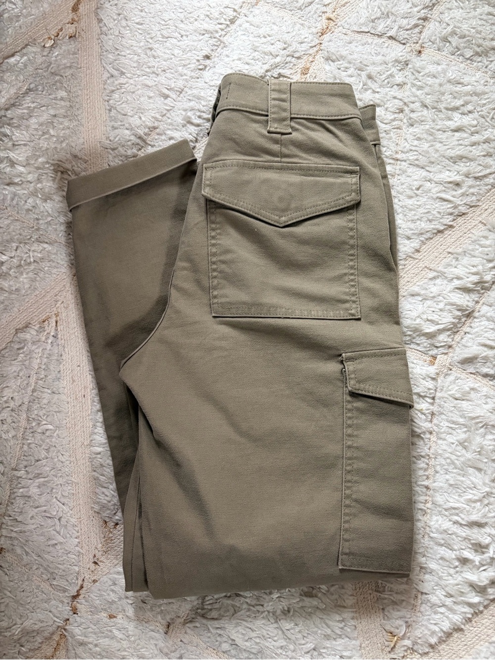 Women’s Cargo Pants in Olive Green - Classic Utility Style